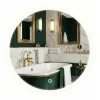 Oglinda rotunda LED Tutumi FFJ80 80 cm cu control tactil