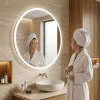 Oglinda rotunda LED Tutumi FFJ80 80 cm cu control tactil