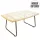  Masuta de cafea dreptunghiulara Intesi 95 x 55 x 42cm neagra