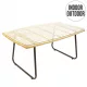  Masuta de cafea dreptunghiulara Intesi 95 x 55 x 42cm neagra