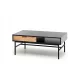 Masuta de cafea dreptunghiulara Halmar Murano 110 x 60 x 46cm neagra