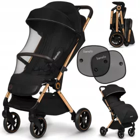    Carucior + ACCESORII pana la 22kg Lionelo Cloe + Parasolare geam auto. 2 umbrele de soare Lionelo