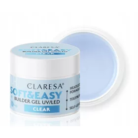    CLARESA SOFT&EASY BUILDING PENTRU EXTENSIUNE CU THixotropie CLEAR GEL 90G