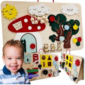  Tabla de manipulare BerryWood cu două fețe 50x30 cm