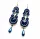  Cercei Soutache, bleumarin, auriu, nunta, perla