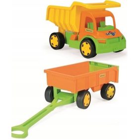  Camion basculant Gigant cu remorcă + kit