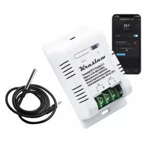  Senzor de temperatura termostat TUYA WiFi masurare 16A