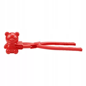  Snowball Maker Snow Bear Toy Nisip Instrument Roșu