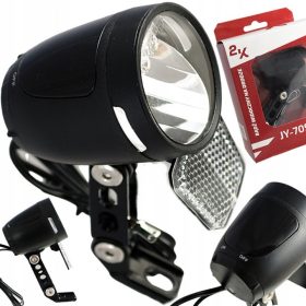    Iluminat pentru biciclete 2K Dynamo LED pentru biciclete Generator de butuc de 60 lm