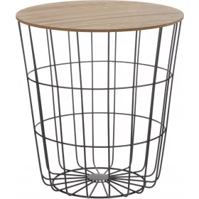    D2.Design Masuta de cafea Suny rotunda 39 x 39 x 41cm neagra