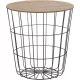  D2.Design Masuta de cafea Suny rotunda 39 x 39 x 41cm neagra