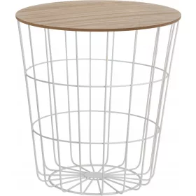 Masuta de cafea rotunda Intesi Suny 39x41 cm alb