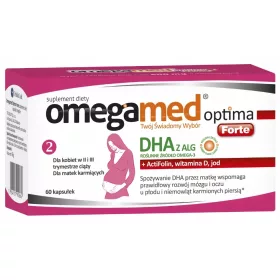   Omegamed Optima Forte pentru Femei Însărcinate și Mame Care Alăptează, 60 de Capsule
