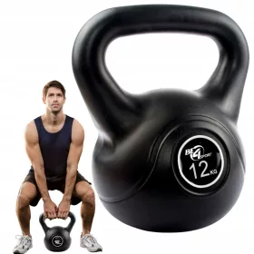  Kettlebelle Be4Sport 12 kg negru