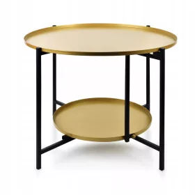  Masa Mondex Lucas rotunda 60,5 x 60,5 x 45 cm auriu