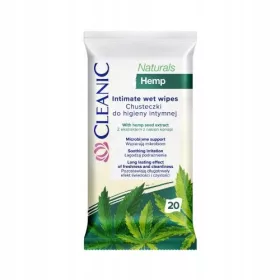    Șervețele de igienă intimă CLEANIC Naturals Hemp 1 pachet - 20 buc