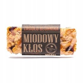    Baton cu miere de Łysoń, fără zahăr, migdale, merișor, 45g