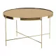 Masuta de cafea rotunda Beliani 63 x 63 x 38cm auriu