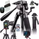  Trepied Gearpro TREPIED 4IN1 TELECOMANDĂ SUPORT TELEFON TREPIED 168CM 168 cm negru
