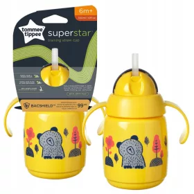    Tommee Tippee Cană pentru sticlă de apă CU PAIE CÂNTĂRATE 300ml