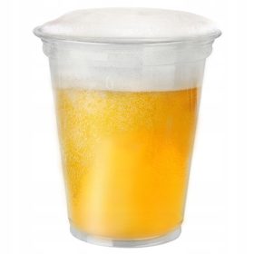    Pahare de bere din plastic, de unica folosinta, 100 buc 500 ml