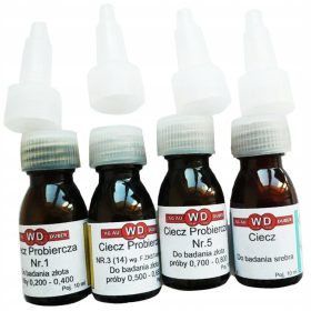    SET LICHIDE DE TESTARE PENTRU TESTARE LICHIDE DE TESTARE AUR, ARGINT