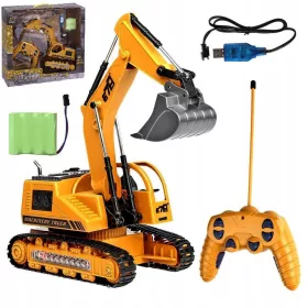    EXCAVATOR MARE CU TELECOMANDĂ CU LUMINĂ LED DE LA DISTANȚĂ