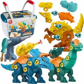  SET DE TREI DINOZURI COLORI PENTRU RĂSCUȚI