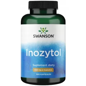   Swanson Inozytol 650mg - Supliment pentru reducerea oboselii și sprijin neurologic