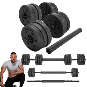  gantere bituminoase reglabile Be4Sport 2x 10 kg