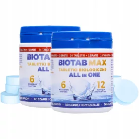    Bacterii pentru fose septice BioTab MAX Comprimate biologice AiO Grasimi pentru 2 ani