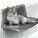  PETSTORIY HAMAC pentru o PISICĂ, pat moale pentru un radiator, MÂNER reglabil
