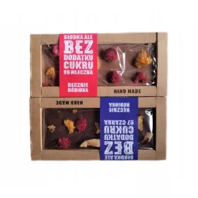  Chocolate Chocolu 2 bucăți, fructe liofilizate