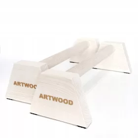  Paralete din lemn, mânere, șine de antrenament, 54 cm
