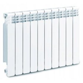    Radiator diamant aluminiu 1526 W alb 800 x 578 x 95 mm - racord lateral