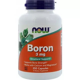 Supliment Alimentar cu Bor Chelat - 3 mg, 250 Capsule