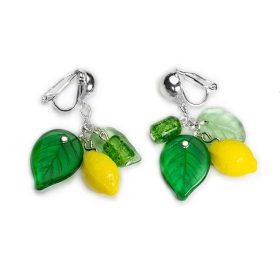  Clips Kiara 4 cm galben