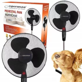  Ventilator de podea Esperanza HURRICANE negru