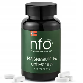   Complexe Natural din Norvegia: Magnesiu cu Vitamina B6, 120 Tablete
