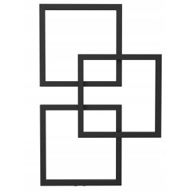  Radiator baie decorativ 100/66, negru mat