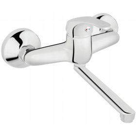  Baterie de perete pentru chiuvetă crom Ferro Basic