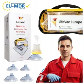 Set LifeVac cu dispozitiv de aspirare și patru măști