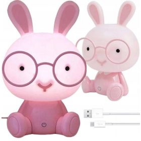  Lampă de noptieră Lewer, roz și violet