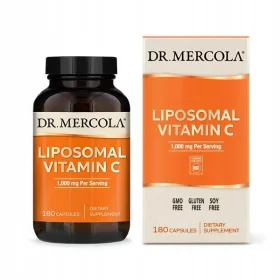   Dr Mercola Liposomal Vitamin C (180 capsule) - Supliment pentru Imunitate şi Sănătate Vasculară