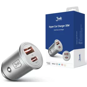  Încărcător auto 3mk Hyper 30W, USB-C USB-A