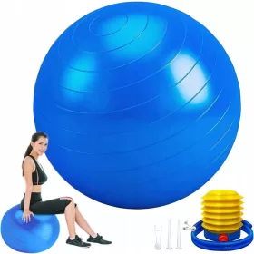 Minge LAZYhome clasica 65 cm, nuante de albastru