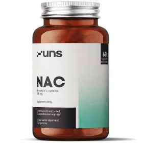   UNS NAC 400mg - 60 capsule vegane pentru detoxifiere și suport metabolic