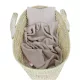  Set lenjerie de pat BabyLux 75 x 100 cm alb