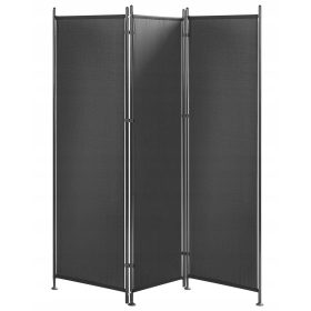  Ecran rezidential, 3 panouri, negru