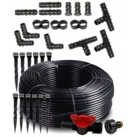  Linie de picurare 50m + 20 pini / 37 accesorii